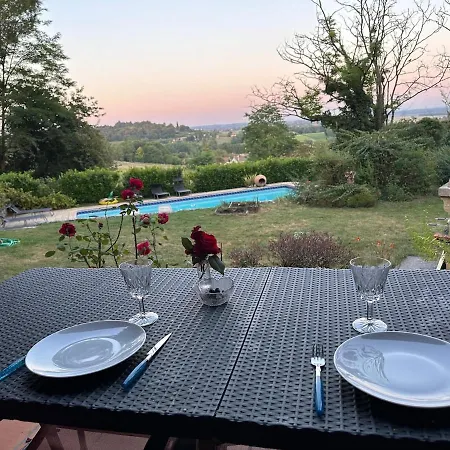 Propriete De Charme Avec Vue Panoramique ヴィラ Mongauzy